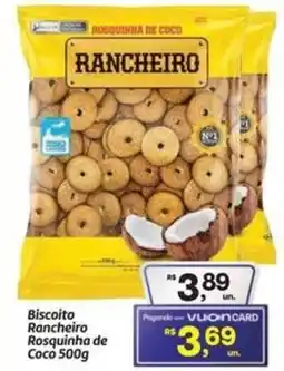 Fort Atacadista Biscoito Rancheiro Rosquinha de Coco oferta