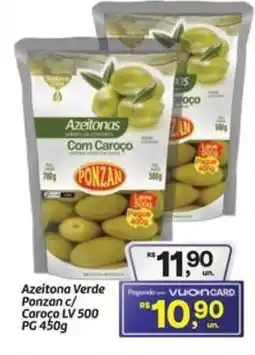 Fort Atacadista Azeitona Verde Ponzan c/ Caroço oferta