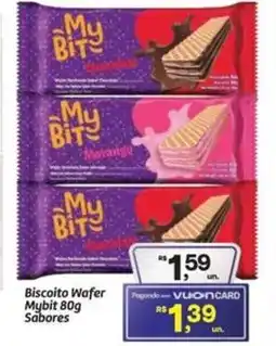 Fort Atacadista Biscoito Wafer Mybit Sabores oferta
