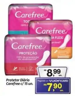 Fort Atacadista Protetor Diário Carefree c/15 un. oferta