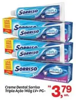Fort Atacadista Creme Dental Sorriso Tripla Ação oferta