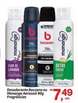 Fort Atacadista Desodorante Bozzano ou Monange Aerossol Fragrâncias oferta