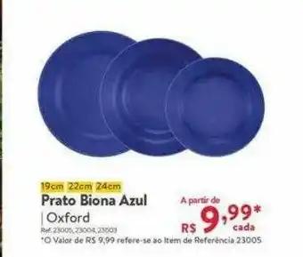Prato Biona Azul Oxford