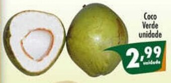 Coco verde unidade