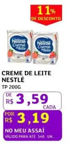 Assaí Atacadista Creme de leite nestlé tp oferta