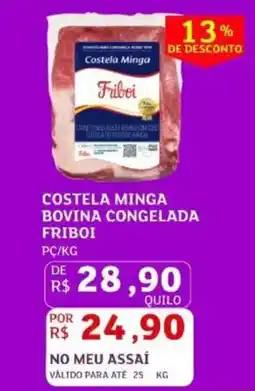Assaí Atacadista Costela minga bovina congelada oferta