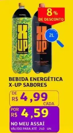 Assaí Atacadista Bebida energética x-up sabores oferta