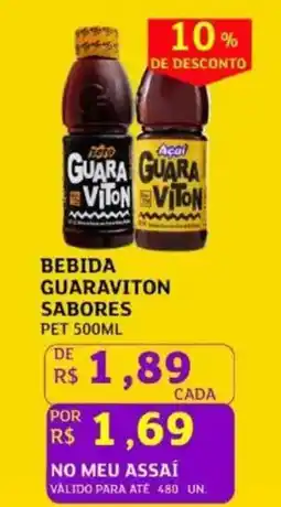 Assaí Atacadista Bebida guaraviton sabores pet oferta