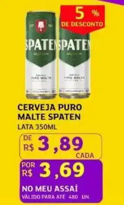 Assaí Atacadista Cerveja puro malte spaten lata oferta