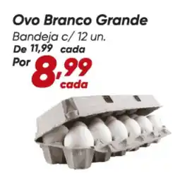Dia Ovo Branco Grande Bandeja c/12 un oferta
