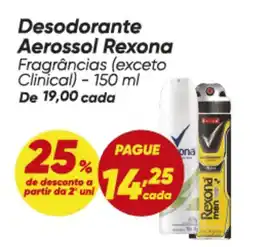 Dia Desodorante Aerossol Rexona Fragrâncias oferta