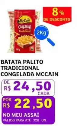 Assaí Atacadista Batata palito tradicional congelada mccain oferta
