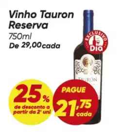 Dia Vinho Tauron Reserva oferta