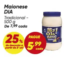 Dia Maionese DIA oferta