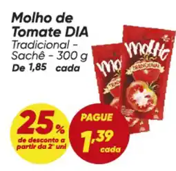 Dia Molho de Tomate DIA oferta