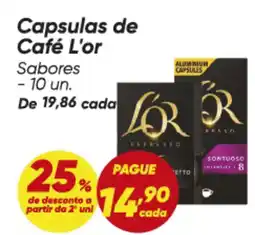 Dia Capsulas de Café L'or oferta
