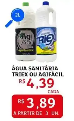 Assaí Atacadista Água sanitária triex ou agifácil oferta