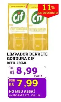 Assaí Atacadista Limpador derrete gordura cif oferta