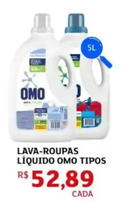 Assaí Atacadista Lava-roupas líquido omo tipos oferta