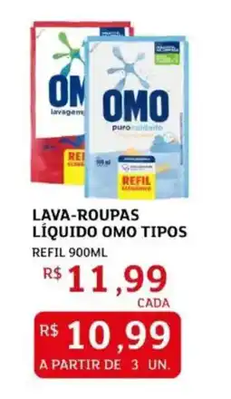 Assaí Atacadista Lava-roupas líquido omo tipos oferta