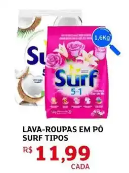 Assaí Atacadista Lava-roupas em pó surf tipos oferta