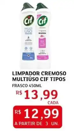 Assaí Atacadista Limpador cremoso multiuso cif tipos oferta