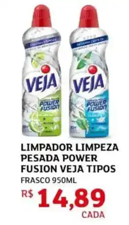 Assaí Atacadista Limpador limpeza pesada power fusion veja tipos frasco oferta