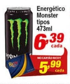 Energetico Monster tipos 473ml