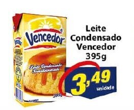 Vencedor Atacadista Leite Condensado Vencedor 395g oferta