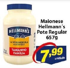 Vencedor Atacadista Maionese Hellmann's pote Regular 657g oferta