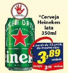 Vencedor Atacadista Cerveja Heineken lata 350ml oferta