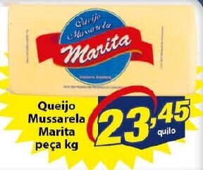 Vencedor Atacadista Queijo Mussarela Marita peca 1kg oferta