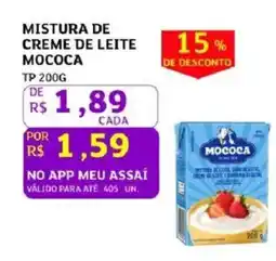 Assaí Atacadista Mistura de creme de leite mococa oferta