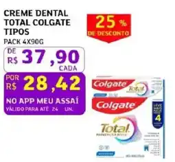 Assaí Atacadista Creme dental total colgate tipos oferta