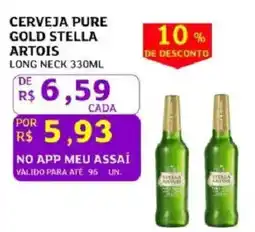 Assaí Atacadista Cerveja pure gold stella artois oferta