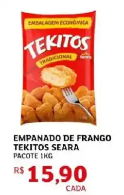 Assaí Atacadista Empanado de frango tekitos seara pacote oferta