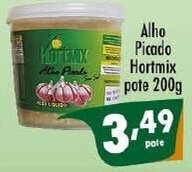 Vencedor Atacadista Alho Picado Hortmis pote 200g oferta