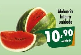 Vencedor Atacadista Melancia Inteira unidade oferta