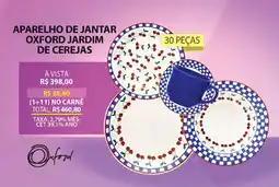 Lojas Cem Aparelho de jantar oxford jardim de cerejas oferta