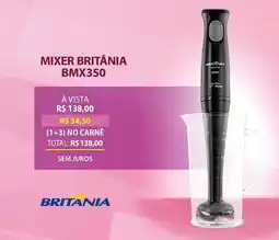 Lojas Cem Mixer britânia bmx350 oferta