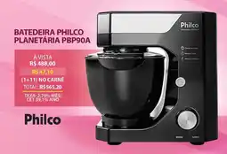 Lojas Cem Batedeira philco planetária pbp90a oferta