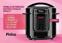 Lojas Cem Panela de pressão elétrica philco PPP01P oferta