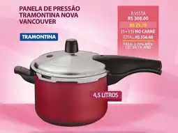 Lojas Cem Panela de pressão tramontina nova vancouver oferta