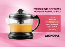 Lojas Cem Espremedor de frutas mondial premium e-02 oferta