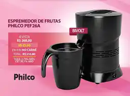 Lojas Cem Espremedor de frutas philco pef26a oferta