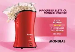 Lojas Cem Pipoqueira elétrica mondial popflix oferta