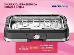 Lojas Cem Churrasqueira elétrica britânia bcq40 oferta