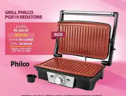 Lojas Cem Grill philco pgr19 redstone oferta