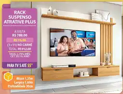 Lojas Cem Rack suspenso atrative plus oferta