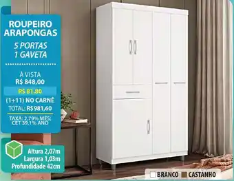 Lojas Cem Roupeiro arapongas oferta